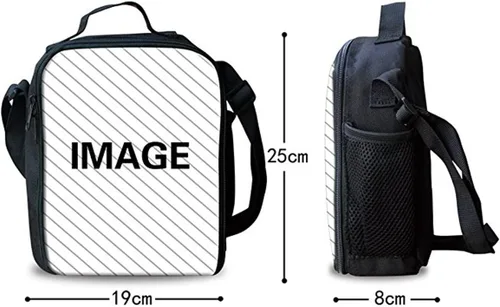Vista 4 de Dellukee Conjunto de mochila de escuela intermedia para niños, bolsa de almuerzo de moda, bolsas de lápices, bolsa de libro, estampado de béisbol