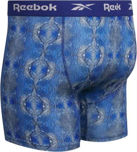 Vista 5 de Reebok Ropa interior para hombre, calzoncillos tipo bóxer de rendimiento (paquete de 8)
