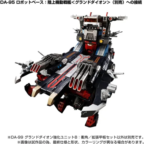 Vista 5 de Takara Tomy Diaclone DA-99 Grand Diion Strengthening Unit B: Blind Angle/Extended Deck Set