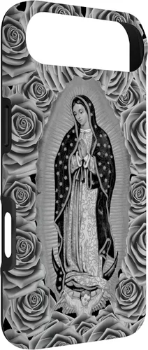 Vista 69 de Funda para iPhone 11 Nuestra Señora Virgen De Guadalupe Virgen María Floral