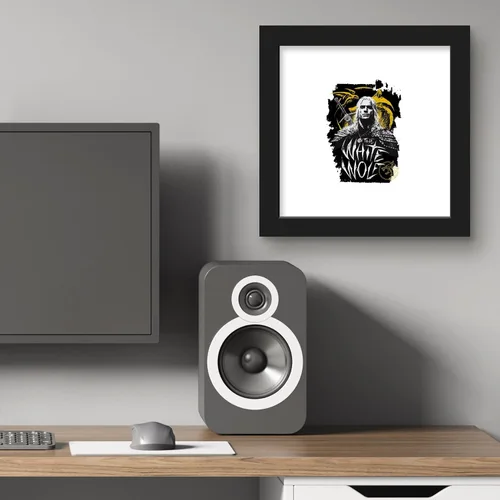 Vista 5 de Trends International Gallery Pops The Witcher Temporada 3 – Geralt of Rivia Slayer - Arte de pared gráfico de metal, versión enmarcada en negro, 12