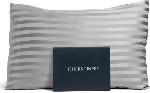 Vista 13 de Fishers Finery Funda de almohada de seda de morera 100% pura de 25mm (Rojo King)
