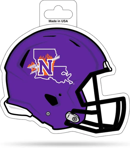 Vista 69 de Rico Industries NCAA - Calcomanía para casco de corte en forma de 4.75 x 5 pulgadas