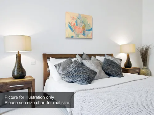 Vista 2 de Niwo ART - Montañas y mar, serie de pinturas más famosas del mundo, lienzo de pared para decoración del hogar, envoltura de galería, estirado