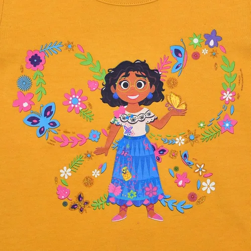 Vista 3 de Disney Encanto - Camiseta para niñas pequeñas, niños pequeños y niños grandes, color rosadorado