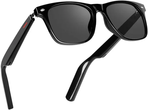 Vista 9 de Lentes inteligentes AI con patillas dobles desmontables (Bluetooth + estándar), chip DeepSeek R1, traducción AI en tiempo real, lentes de cambio