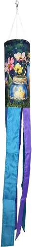 Vista 4 de Be A Light to The World Spring Windsock Inspirador 40" L Briarwood Lane