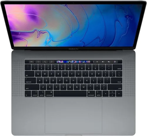 Vista 7 de Apple MacBook Pro 2018 con Intel Core i7 2.6, 15 pulgadas, 16 GB de RAM, almacenamiento SSD de 512 GB, plata (renovado)