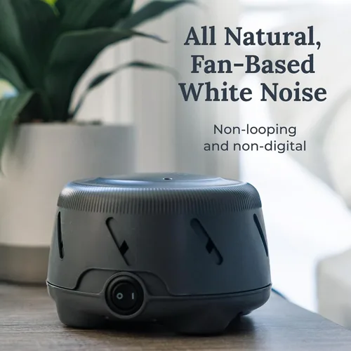 Vista 3 de Máquina de Ruido Blanco Yogasleep Dohm Uno, Ruido Rosa Natural Basado en Ventilador para Privacidad en la Oficina, Ayuda para Dormir y Meditación.