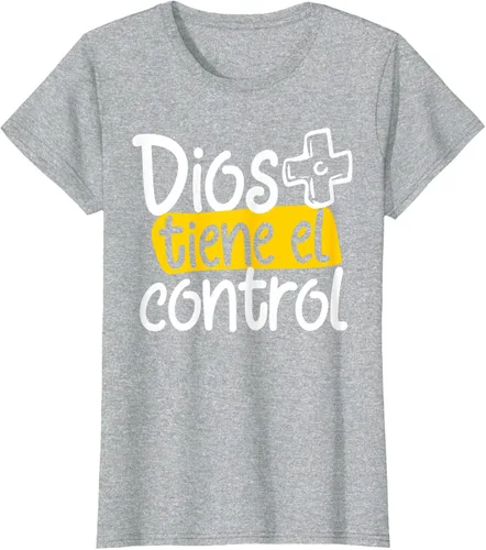 Vista 24 de Regalo Cristiano En Español Christian Spanish Dios Tiene Con Camiseta, Negro
