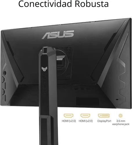 Vista 9 de ASUS TUF Gaming Monitor 1080P (VG249QL3A) de 24" (23.8" visible), Full HD, 180Hz, 1ms, Fast IPS, ELMB, FreeSync Premium, compatible con G-SYNC
