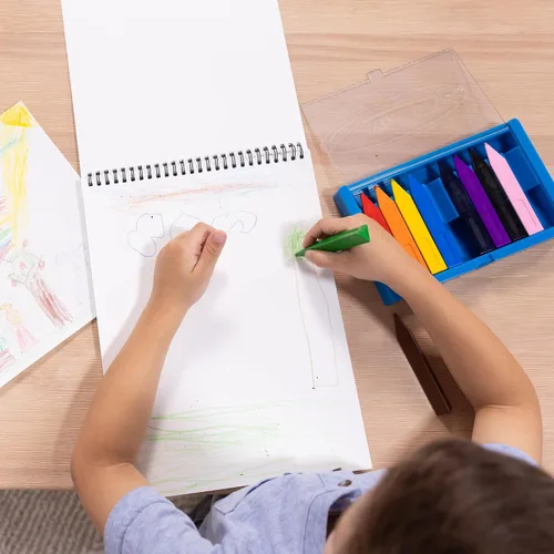 Vista 7 de Melissa & Doug Bloc de bocetos (9) - Certificado FSC Professional-Quality Paper, For Pencils Markers & Crayons, Encourages Creative Expression
