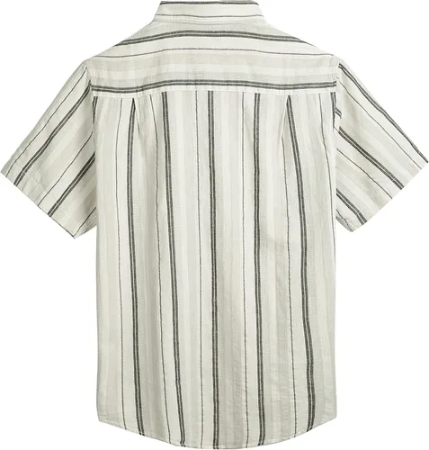Vista 2 de COEVALS CLUB Mens Linen Beach Summer Casual Button Down Shirt Short Sleeve Shirt
