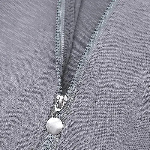 Vista 5 de Mono de conejo de animales de 0 a 3 meses, sudadera con capucha y oreja, disfraz unisex para primavera y otoño (gris)