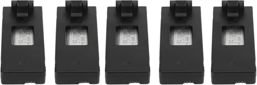 Vista 5 de Drone batería de litio de larga duración 3.7 V 1800 mAh para E88 E525 PRO aviones de control remoto negro