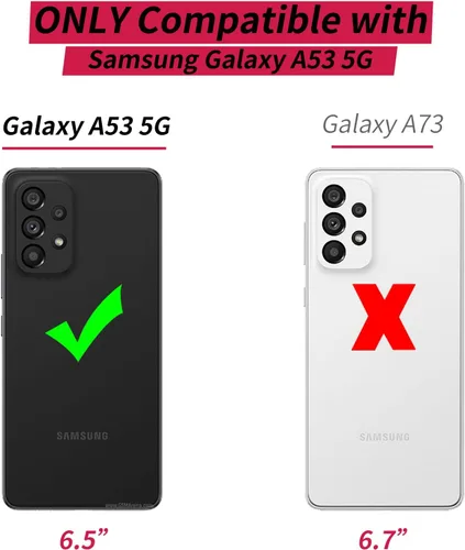 Vista 2 de Para Samsung A53 5G Funda Galaxy A53 5G Funda híbrida de doble capa PC duro TPU suave cuerpo completo a prueba de golpes Funda protectora para Camo