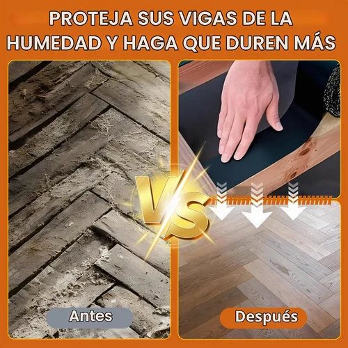 Vista 5 de Cinta de vigueta de cubierta de butilo 6" x 50' Paquete de 2