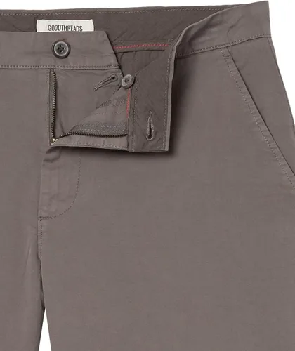 Vista 4 de Goodthreads Pantalones cortos chinos elásticos para hombre de 9 pulgadas sin pinzas cómodos y elásticos