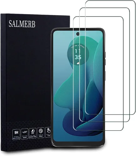 Vista 13 de Protectores de pantalla para Motorola Moto G 5G 2025 (paquete de 3), película de vidrio templado 9H para Motorola Moto G 5G 2025, antiarañazos