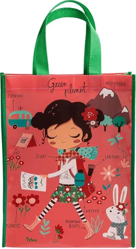Vista 14 de Loveinside Bolsas de regalo medianas recicladas con asas, bolsa de regalo reutilizable para fiestas de cumpleaños para niños, bolsa de compras – 10