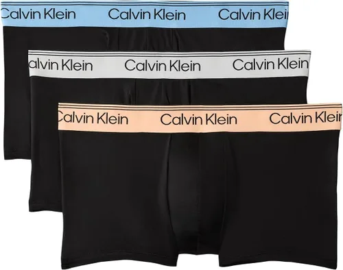 Vista 11 de Calvin Klein Ropa interior de microfibra elástica para hombre, paquete de 3 troncos 3 Negro