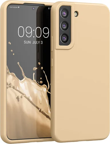 Vista 82 de kwmobile Funda compatible con Samsung Galaxy S9 - Funda de silicona TPU con acabado suave - Blue Reef