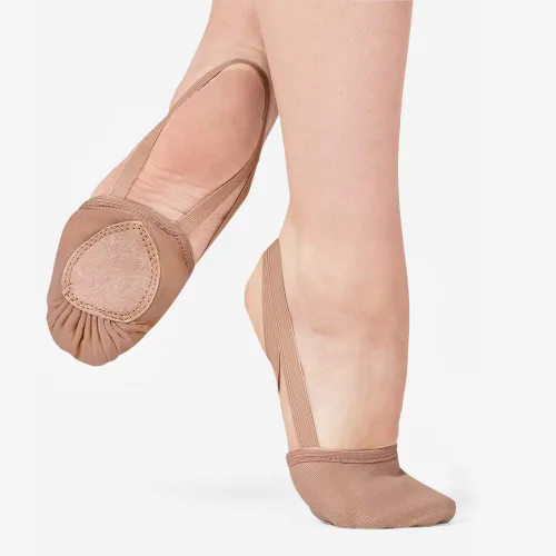 Vista 2 de Stelle Pirouette Dance - Zapatos de lona con media suela para ballet jazz niñas, mujeres, niños, hombres y adultos