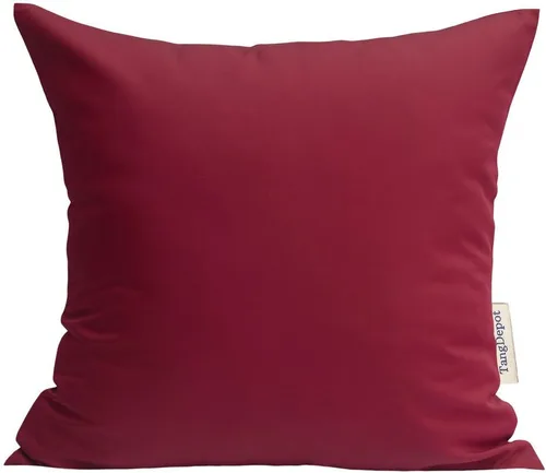 Vista 7 de TangDepot Fundas de almohada sólidas de seda sintética duradera, fundas de almohada cuadradas decorativas, fundas de almohada para interiores y Azul