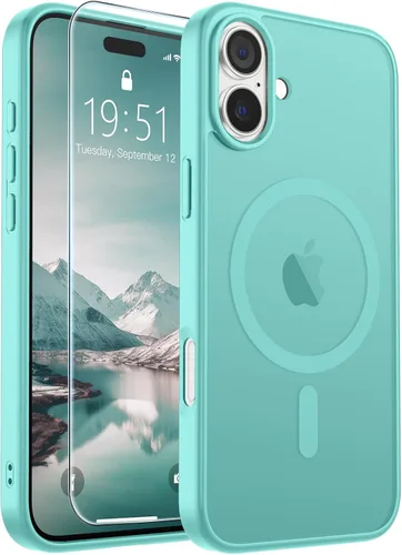 Vista 54 de SUPFINE Funda magnética para iPhone SE 2022 (3ª)/2020 (2ª), iPhone 8 (compatible con MagSafe) (protección contra caídas de grado militar), funda