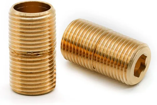 Vista 7 de 1/2" MNPT x 1/2" Male G Brass Pipe Extension Adapter