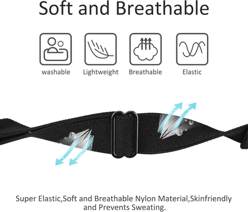 Vista 3 de Bolesi Correas elásticas de nailon compatibles con Amazfit Active 2 (cuadradas)/Active 3 Premium/Active, paquete de 3 correas deportivas de repuesto