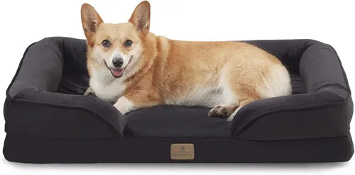 Vista 37 de Bedfolks - Cama ortopédica extra pequeña para perros, cama de sofá impermeable para perros pequeños y gatos, sofá de espuma en forma de huevo