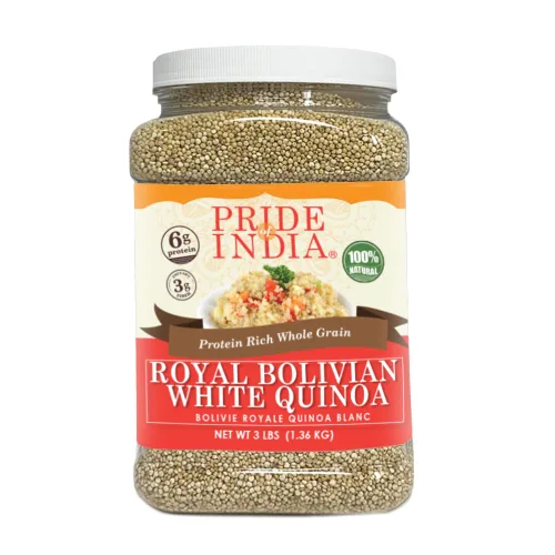 Vista 17 de Pride Of India - Quinua real roja natural - 100% boliviana de grado superior rico en proteínas de grano entero, tarro de 1.5 libras (24oz)