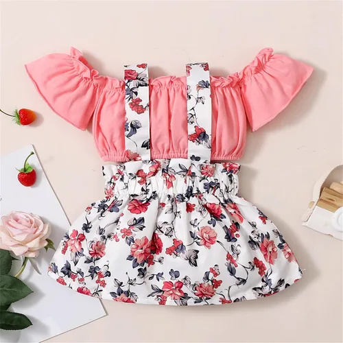 Vista 5 de TBUIALL 4T St Patricks Outfit Girl Toddler Uniformes escolares para niñas 4T Baby Eagles Ropa Niño Niñas Pantalones Talla 7-8 Chr