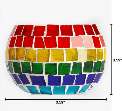 Vista 3 de Paquete de 130 piezas de azulejos de mosaico para manualidades, platos, marcos de fotos, macetas, joyas hechas a mano, azulejos decorativos Blanco