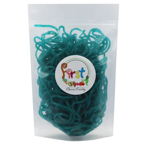 Vista 3 de FirstChoiceCandy Cordones de Regaliz Jugosos (1 Libra (Paquete de 1), Frambuesa Azul)