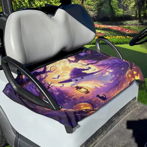 Vista 32 de Fundas de asiento de carrito de golf, toalla de manta de asiento de carrito de golf, cubierta de asiento de carrito de golf para asientos de 2