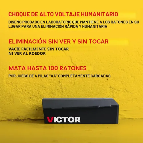 Vista 3 de Victor Trampa electrónica para ratones, paquete de 2, trampas eléctricas
