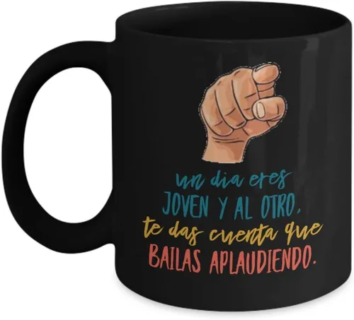 Vista 5 de Regalo para padrino Taza de café para madrina Perfecto regalo para graduados, profesionales y estudiantes Vaso con afirmaciones positivas