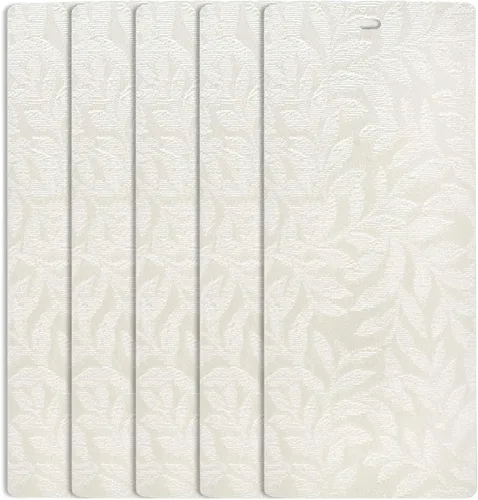 Vista 6 de DALIX Rainforest Cream - Láminas verticales con textura ciega (46.5 unidades, 5 unidades)