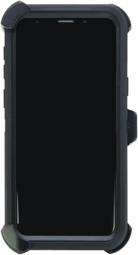 Vista 3 de Funda para Galaxy S9 (5.8 pulgadas) resistente de cuerpo completo de grado militar de protección contra caídas Funda para cinturón para hombres