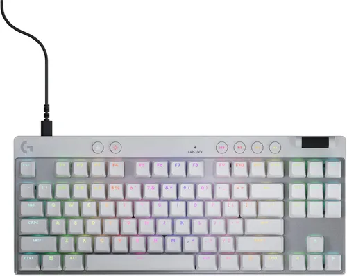 Vista 17 de Logitech G PRO X 60 Lightspeed - Teclado inalámbrico para juegos, ultra compacto TKL 60% mecánico para PC con Windows, LIGHTSYNC RGB, teclas PBT