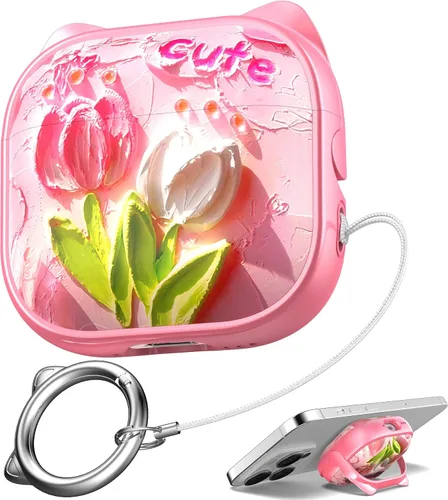 Vista 56 de Funda para Estuche de Airpods Pro de 2ª/1ª Generación, Compatible con Estuche de Airpods Pro de 2ª Gen Puerto de Carga USB C, Funda Suave
