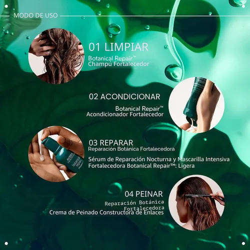 Vista 6 de Aveda Botanical Repair Intensive Strengthening Masque Light Bond-Building Hair Mask for Stronger Hair Deep Conditioner Detangles, Softens Fine