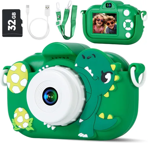Vista 15 de Cámara digital para niños pequeños de YEEHAO, juguetes para niños de 3 a 9 años, cámara de video para niños pequeños de 1080P, regalos de Navidad