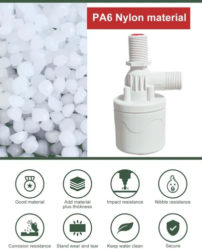 Vista 5 de Válvula de flotador automática para pollos – entrada lateral, adecuada para varias tazas y pezones de agua de pollo, fácil de instalar, con abridor