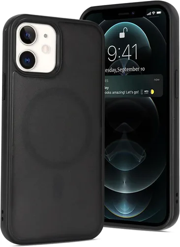 Vista 17 de Funda magnética para iPhone SE 2020/2nd/2022/3rd y iPhone 7/8, protección contra caídas de grado militar, delgada, translúcida mate, a prueba