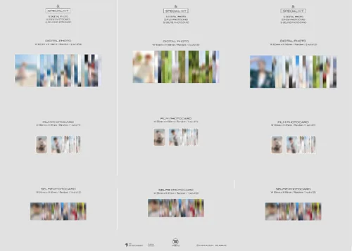 Vista 5 de IST Ent. THE BOYZ BE AWARE 7th Mini Album (DENIAL + DESIRE + DOCUMENT - 3 Version Full Set) + 1ea Store Gift Card