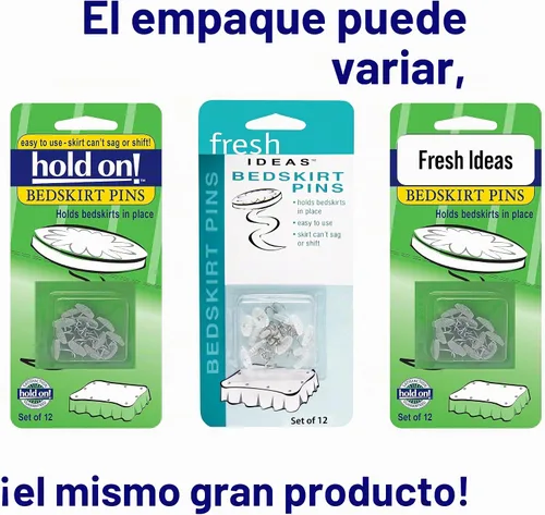 Vista 5 de Levinsohn Textile FRE-751-XX-ASST-XX Fresh Ideas Pines para falda de cama, set de 12