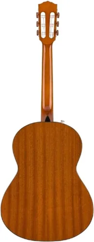 Vista 6 de Fender CN-60S - Guitarra acústica de cuerda de nailon para concierto, con 2 años de garantía, natural